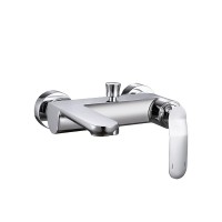 morden design bathtub polished  chrome bath faucet bathroom basin wash